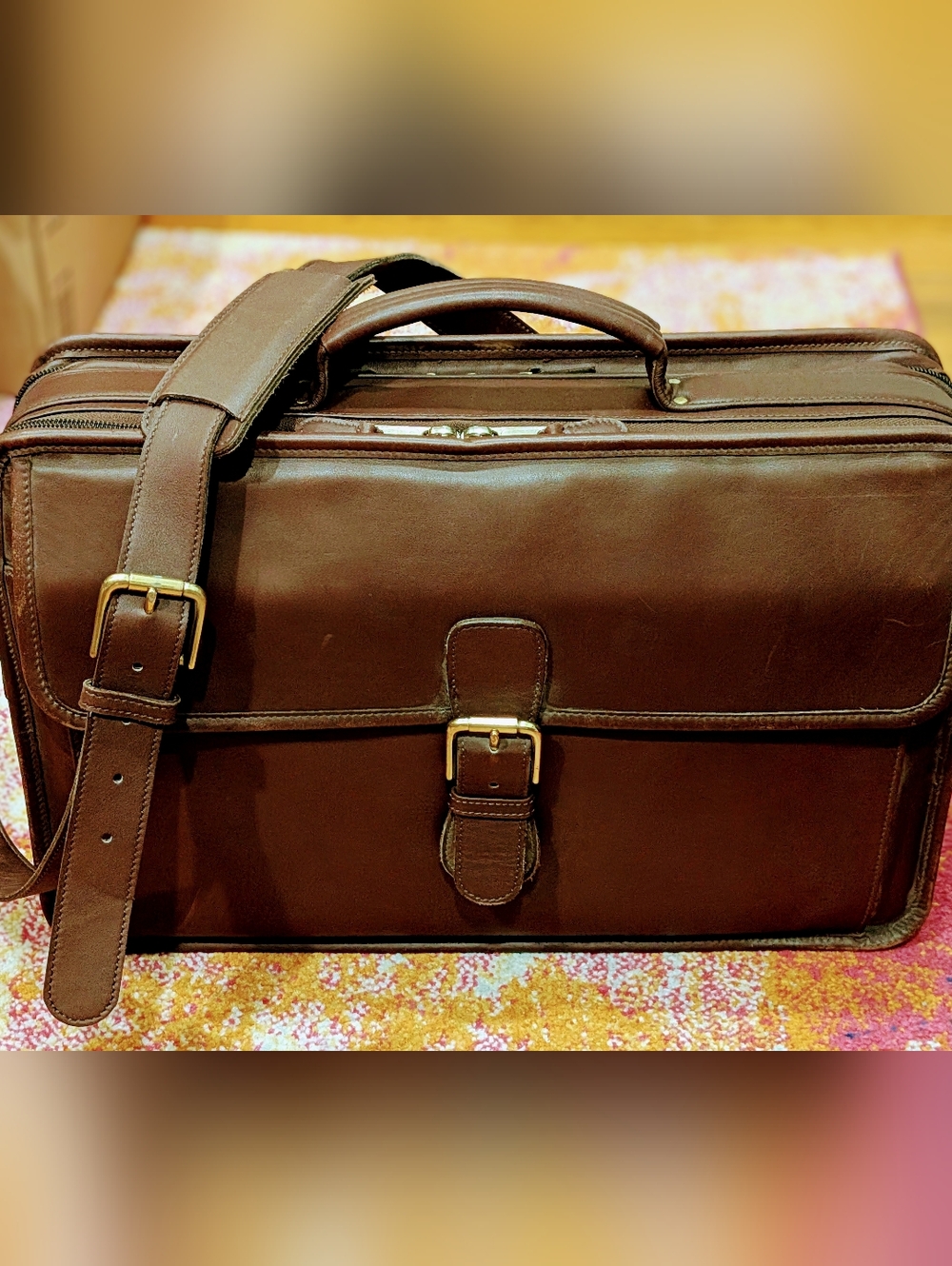Coach Vintage Classic Legacy Laptop Double Zip Briefcase |#0537 NWT